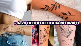 TATTOO FEMININA DELICADA NO BRAÇO || TATTOO FEMININA NO BRAÇO