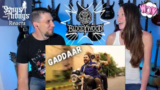 Bloodywood Gaddaar REACTION by Songs and Thongs first time hearing them.