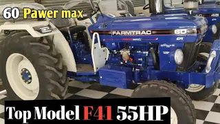 Farmtrac 60 F41 55Hp Classic Pro T20 2023 Top Model Pawer Max