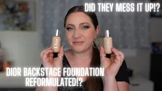 Dior Backstage Face & Body Foundation Reformulated - w/ Comparison & Wear Test