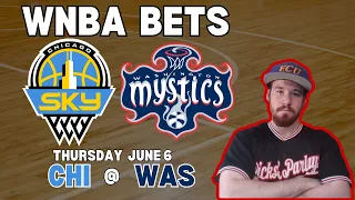 Sky Vs Mystics WNBA Free Pick | WNBA Bets with Picks And Parlays Thursday 6/6 #wnba