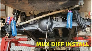 Mux diff into rear of Isuzu Dmax pt3 install