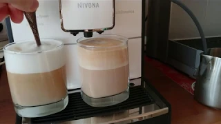 Cappuccino preparing methods on Nivona 779