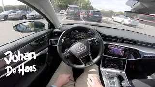 Audi A6 berline 45 TDI Quattro 231 hp POV test drive