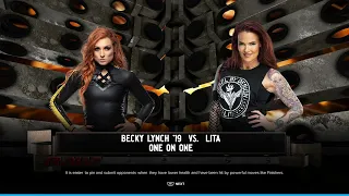 D2K24 Becky Lynch'19 vs Lita Raw'02