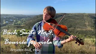 Bach Cello Suite No.4: Bourrée for viola solo - Benjamin Beck (2020)