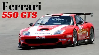 Ferrari 550 GTS GT1 by Prodrive at Spa Francorchamps - Actions, Fly-Bys, Revs & Great V12 Sound!