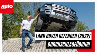 Land Rover Defender (2022): Durchschlageübung! Mit dem Defender im Offroad-Park | AUTO ZEITUNG