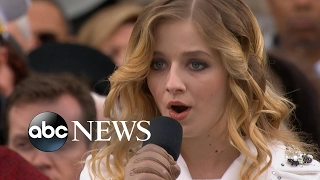 Jackie Evancho Sings the National Anthem at Trump's Inauguration