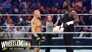 WWE March 2, 2023 - Brock Lesnar vs. Omos : WWE Wrestlemania 39