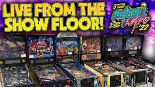 Pinball Expo 2022 - LIVE Show Floor Tour!