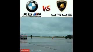 BMW X6M😈VS Lamborghini Urus😱