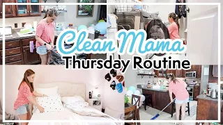 Keeping Up With CLEAN MAMA | Thursday Routine Clean Mama Cleaning Schedule