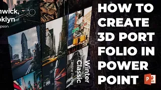 How To Create 🔥 3D Portfolio Animation 🔥 in PowerPoint