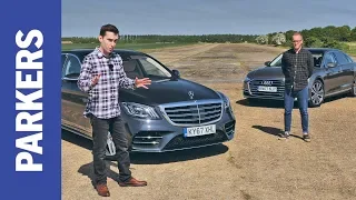 Audi A8 vs Mercedes-Benz S-Class review | Which is the ultimate executive limo? FEAT. DRAG RACE