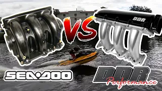 DDR INTAKE MANIFOLD VS STOCK INTAKE MANIFOLD | What is the BEST Intake for the SEADOO ROTAX ENGINE?