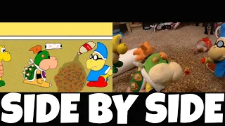 SML Movie: Uh Oh, SpaghettiOs! Animation and Original Video! | Side by Side!