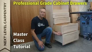 Master Class for Professional Grade Cabinet Drawers