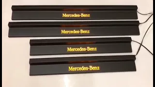 Drezcar.com / Door sills Mercedes-Benz W124 Black edition