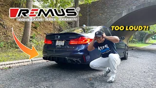 BMW M550i REMUS AXLE-BACK EXHAUST ( WATCH THIS BEFORE YOU BUY )