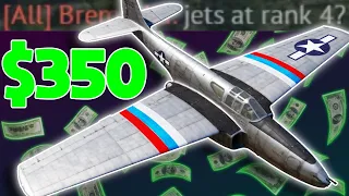 The Most Expensive Jet - Because it Dunks on Props | P-59A - Giveaway Results