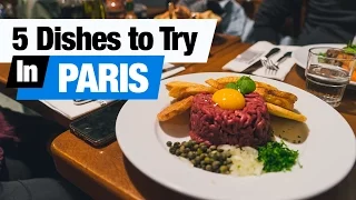 French Food Tour - 5 Dishes to Try in Paris, France! (Americans Try French Food)