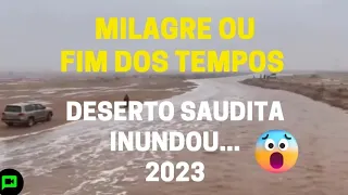 DESERTO SAUDITA INUNDOU.....2023 - IMPRESSIONANTE