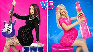 E-Girl Grávida VS Soft Girl Grávida || Momentos Mágicos da Gravidez por RATATA