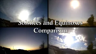 Solstices and Equinoxes: 4-way Comparison