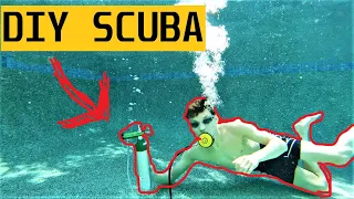 HOMEMADE SCUBA FROM OXYGEN TANK 2000PSI!