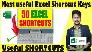 Top 50 Excel Shortcut keys 2022 | Excel Shortcut keys in Hindi