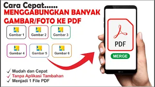 Cara Menggabungkan Beberapa Foto/Gambar Menjadi 1 File PDF di HP Android