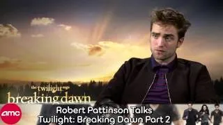 Robert Pattinson Talks Twilight Breaking Dawn Part 2 (Interview)