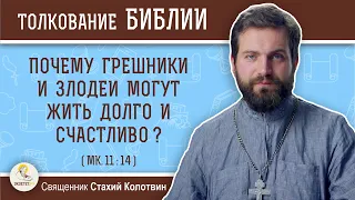 Почему грешники и злодеи могут жить долго и счастливо ? (Мк.11:14) Священник Стахий Колотвин