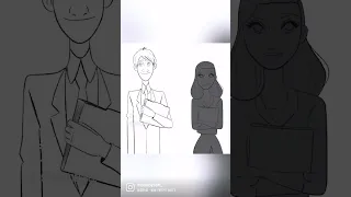 Anyone remembers the Paperman short? 📄💋 #disneypaperman #disneyshorts #digitalart #digitaldrawing