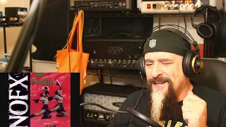 Metal Biker Dude Reacts - NoFx Linoleum REACTION