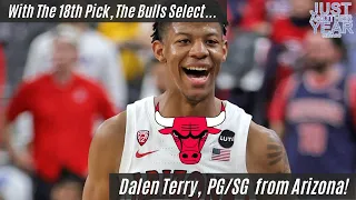 Chicago Bulls 2022 NBA Draft: The Chicago Bulls Select PG/SG Dalen Terry!