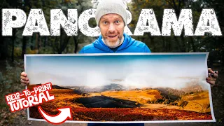 How to Create Jaw-Dropping Panorama Photography & then Print it!!