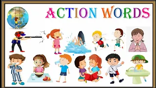 Action Words|| Parents must teach these "Top 35 ACTION WORDS" to their kids||Kids Preschool Learning