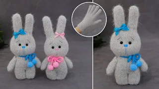 I am sure that you have not sewn such bunnies yet🐰Symbol of 2023 from a glove🧤Easy and fast🐇