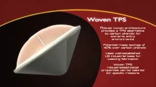 Woven Thermal Protection System (Woven TPS) for Extreme Entry Environments