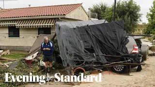 Heavy flooding hits Spain as residents urged to stay indoors