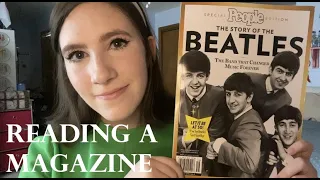 {ASMR} Reading a Beatles Magazine!