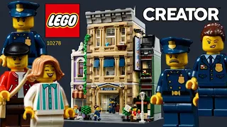 2021 LEGO 10278 Police Station - Detailed lego review - Not Lego Speed Build Review