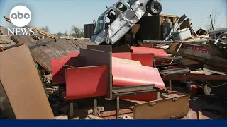 Deadly tornado leaves trail of destruction for nearly 60 miles | GMA