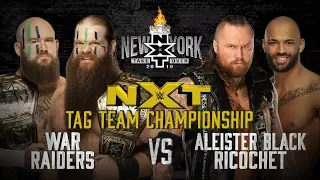 Ricochet & Aleister Black face The War Raiders at TakeOver: New York