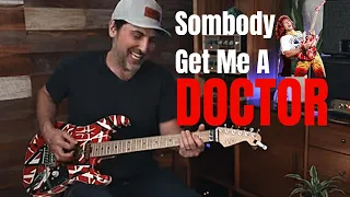 Learn How To Play Van Halen Somebody Get Me A Doctor - Guitar Lesson - Rhythm and Lead Parts