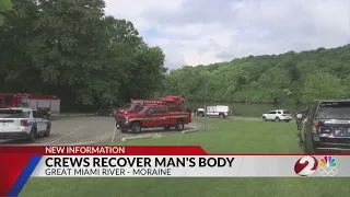 Body recovered from the Great Miami River in Moraine