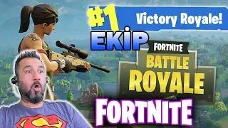 FORTNITE AZMİN ZAFERİ! 1. OLDUK! | EKİPLE FORTNITE EĞLENCELİ VE KOMİK ANLAR (Gereksizoda-Ümidi-Ozan)