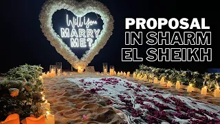 Романтическое предложение руки и сердца в Шарм-эль-Шейхе - Marry Me Proposal